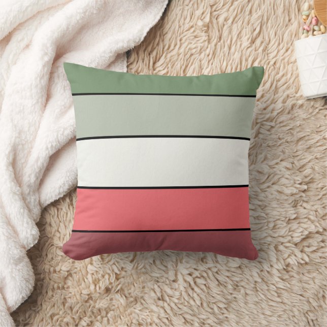 Weihnachts Rot Grüne Farbe auf Textil Papier Kissen (Decke)