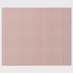Weihnachts Rot und Grün Daisy Blumenmuster Geschenkpapier