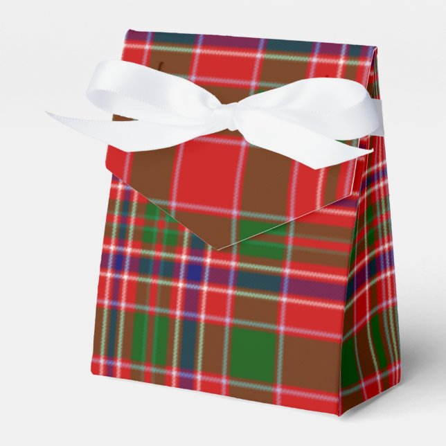 Weihnachts Rot und Grün Geschenkschachtel (Vorderseite)