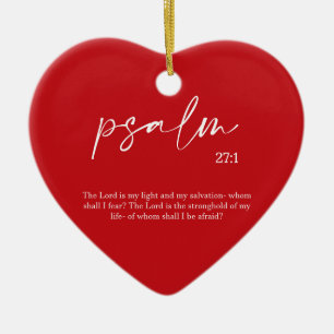 Weihnachts-Rote Bibel Verse Keramik Herzlich Willk Ornament