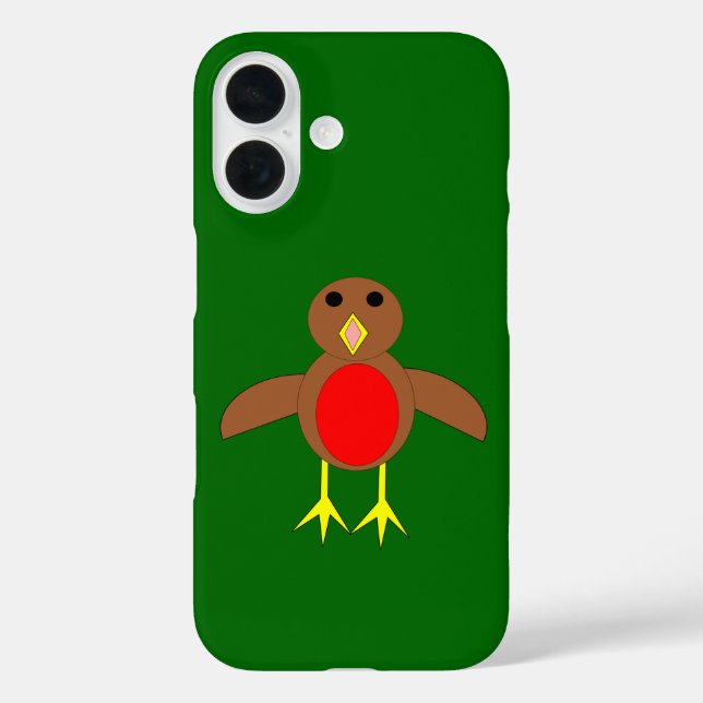 Weihnachts-Rotkehlchen Case-Mate iPhone Hülle (Rückseite)