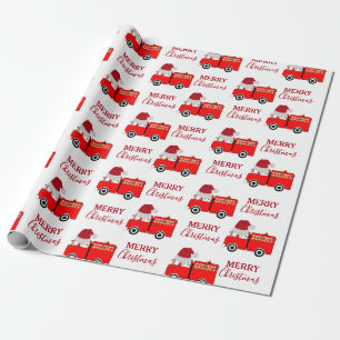 Weihnachts-Rottruck Geschenkpapier