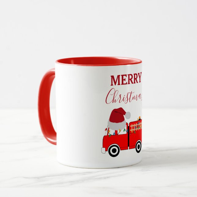 Weihnachts-Rottruck Tasse (Vorderseite Links)