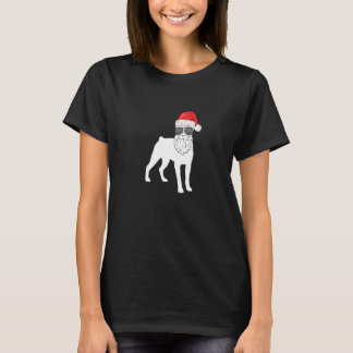 Weihnachts-Rottweiler-Hund hat sich als Weihnachts T-Shirt