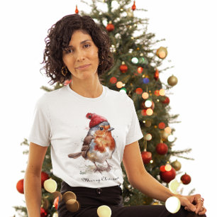 Weihnachts-Rotweinrobe, anpassbar T-Shirt