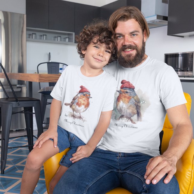 Weihnachts-Rotweinrobe, anpassbar T-Shirt (Von Creator hochgeladen)