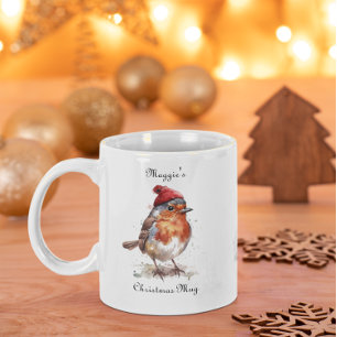 Weihnachts-Rotweinrobe, anpassbar Zweifarbige Tasse