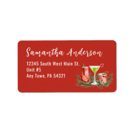 Weihnachts-Rücksendeadresse Adressaufkleber