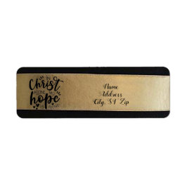 Weihnachts-Rücksendeadressen-Aufkleber