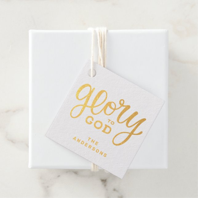 Weihnachts-Ruhm für Gott | Gold Christlich Religio Geschenkanhänger (Mit Box)