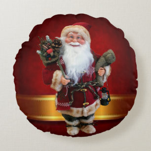 Weihnachts-Rundkissen Rundes Kissen