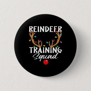 Weihnachts-Running-Rentier-Runner-Training Squad T Button