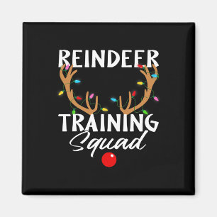 Weihnachts-Running-Rentier-Runner-Training Squad T Magnet