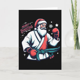 Weihnachts-Santa-Boxer-Boxen-Liebhaber-Kickboxen-M Karte