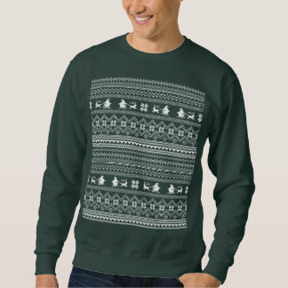 Weihnachts-Santa-Claus-Pullovermuster Sweatshirt