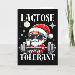 Weihnachts Santa Fitness Xmas Hässlicher Weihnacht Karte