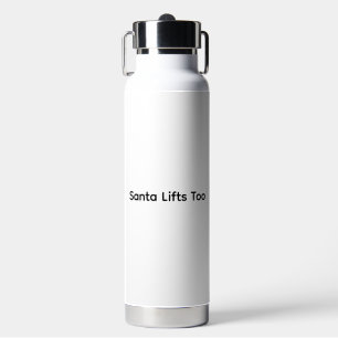 Weihnachts Santa Fitnessstudio Trinkflasche