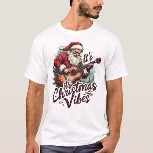 Weihnachts-Santa-Gitarrespieler - Rockin Around th T-Shirt