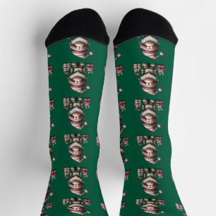 Weihnachts-Santa-Hilfe Socken