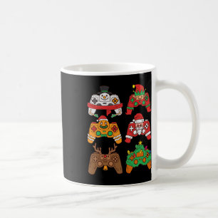 Weihnachts-Santa-Hirsch-Gaming-Controller Jungen K Kaffeetasse