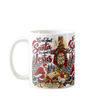 Weihnachts-Santa-Jesus-Frohe-Weihnachts-Tasse