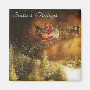 Weihnachts-Santa-Magnet - Füllung für Weihnachtsst Magnet