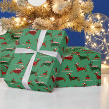Weihnachts-Santa-Pullover tragender Dachshund-Pet-