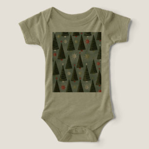 Weihnachts-Säugling Tri-mix Ein Stück T - Shirt