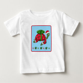 Weihnachts-Schildkröte  Baby T-shirt