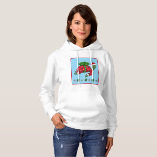 Weihnachts-Schildkröte  Hoodie