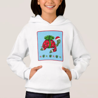 Weihnachts-Schildkröte  Hoodie