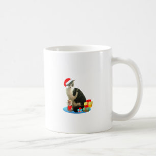 Weihnachts-Schlachzcatze und süßer kleiner Engel Tasse