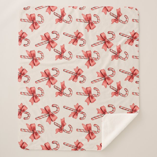 Weihnachts-Schlecken Sherpadecke (Vorderseite)