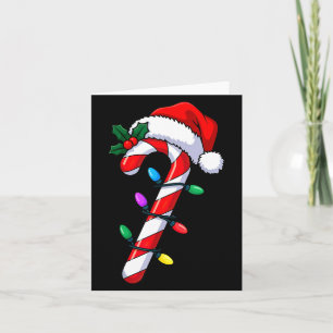 Weihnachts-Schlecker-Stab Santa Xmas Karte