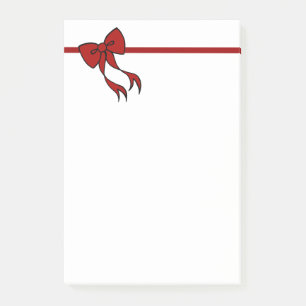 Weihnachts-Schleifen-Post-it-Notes-Geschenk Post-it Klebezettel