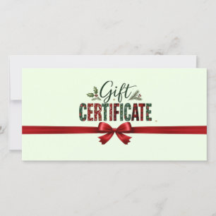 Weihnachts-Schleifen-Script-QR-Code-Geschäftszerti