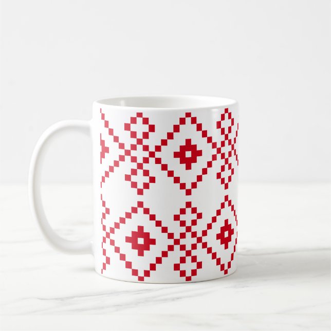 Weihnachts Schlichter Pullover Kaffeetasse (Links)