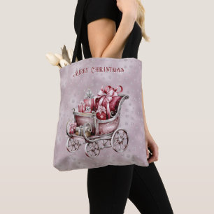 Weihnachts-Schlitten mit Geschenken Holiday Tote T