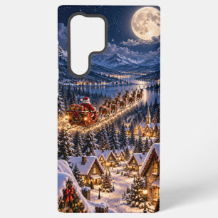 Weihnachts-Schlitten Nordpol Winter Handyhülle Samsung Galaxy Hülle
