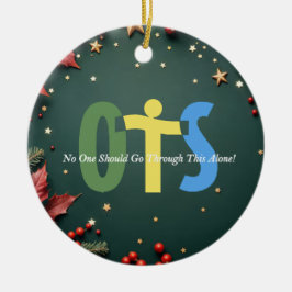 Weihnachts-Schmuck für Organspenden-Bewusstsein Keramik Ornament