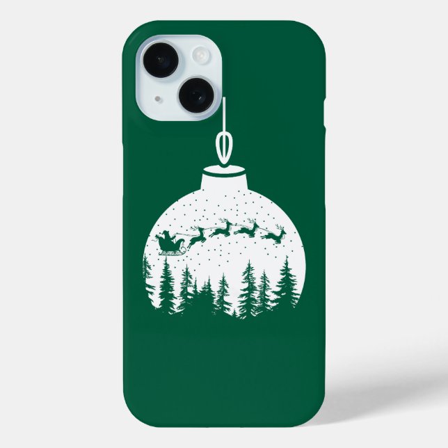 Weihnachts-Schmuck-Handyhülle  Case-Mate iPhone Hülle (Rückseite)