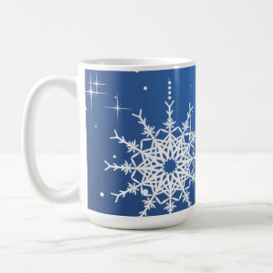 Weihnachts-Schmuck Schneeflocke Name hinzufügen Kaffeetasse