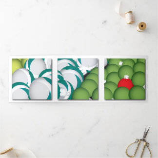 Weihnachts-Schmuck-Tri-Fold-Karte Dreifach Gefaltete Urlaubskarte