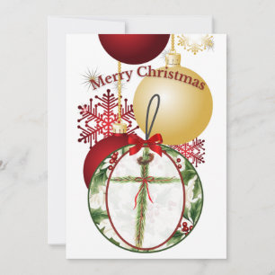 Weihnachts-Schmuckkarte Feiertagskarte