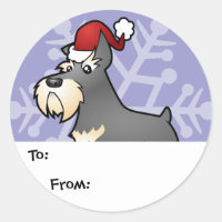 Weihnachts Schnauzer Geschenktags