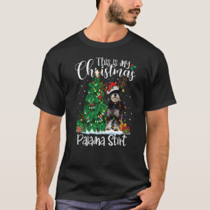 Weihnachts Schnauzer Reindeer Pajama Dog Xmas 1 T-Shirt