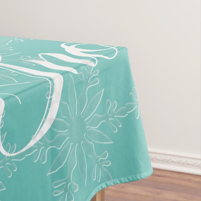 Weihnachts-Schneeflocke Schnee Frische Tablette Tischdecke (Beispiel)