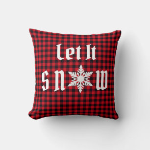 Weihnachts-Schneeflocken-Kissen Kissen