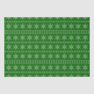 Weihnachts-Schneeflocken-Muster - benutzerdefinier Seidenpapier