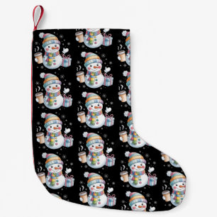 Weihnachts Schneemann Geschenk Urlaub Winter Xmas Kleiner Weihnachtsstrumpf